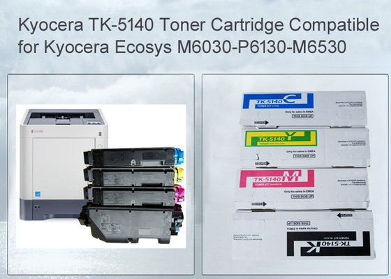 Các hộp mực máy in đa gói tương thích Kyocera TK5140 cho ECOSYS M6030CDN M6530CDN P6130DN