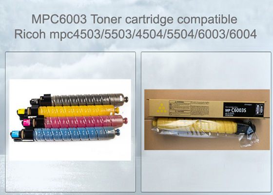 Mp C6003 Cymk Toner Cartridge tương thích cho Mpc4503 với chip