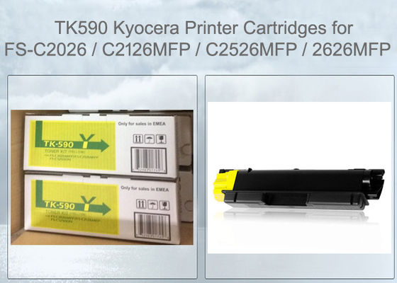 Kyocera TK590Y Toner Cartridge màu vàng FS-C2526 C2626 M6026 M6526 tương thích