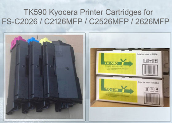 Kyocera TK590Y Toner Cartridge màu vàng FS-C2526 C2626 M6026 M6526 tương thích