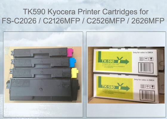 Kyocera TK590Y Toner Cartridge màu vàng FS-C2526 C2626 M6026 M6526 tương thích