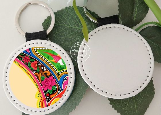 Da Sublimation Custom Blank Keychain Trái tim hình tròn hình chữ nhật